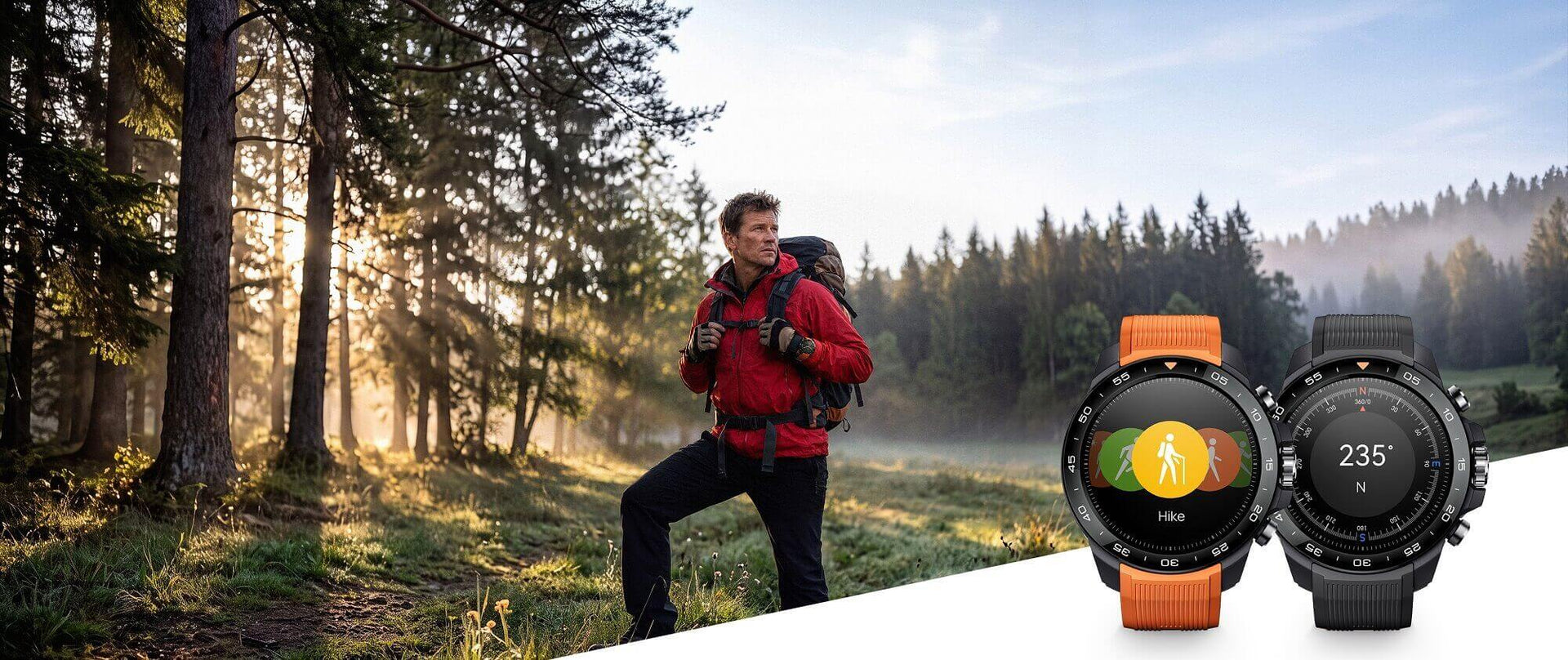 Explorer S Homepae Hiking Banner PC